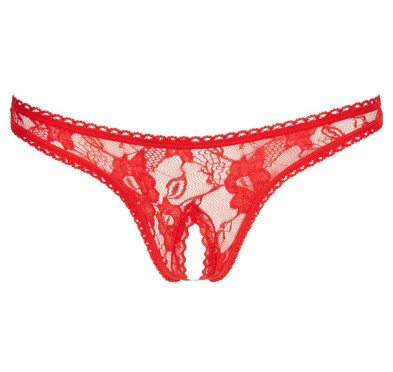 Lace String red S